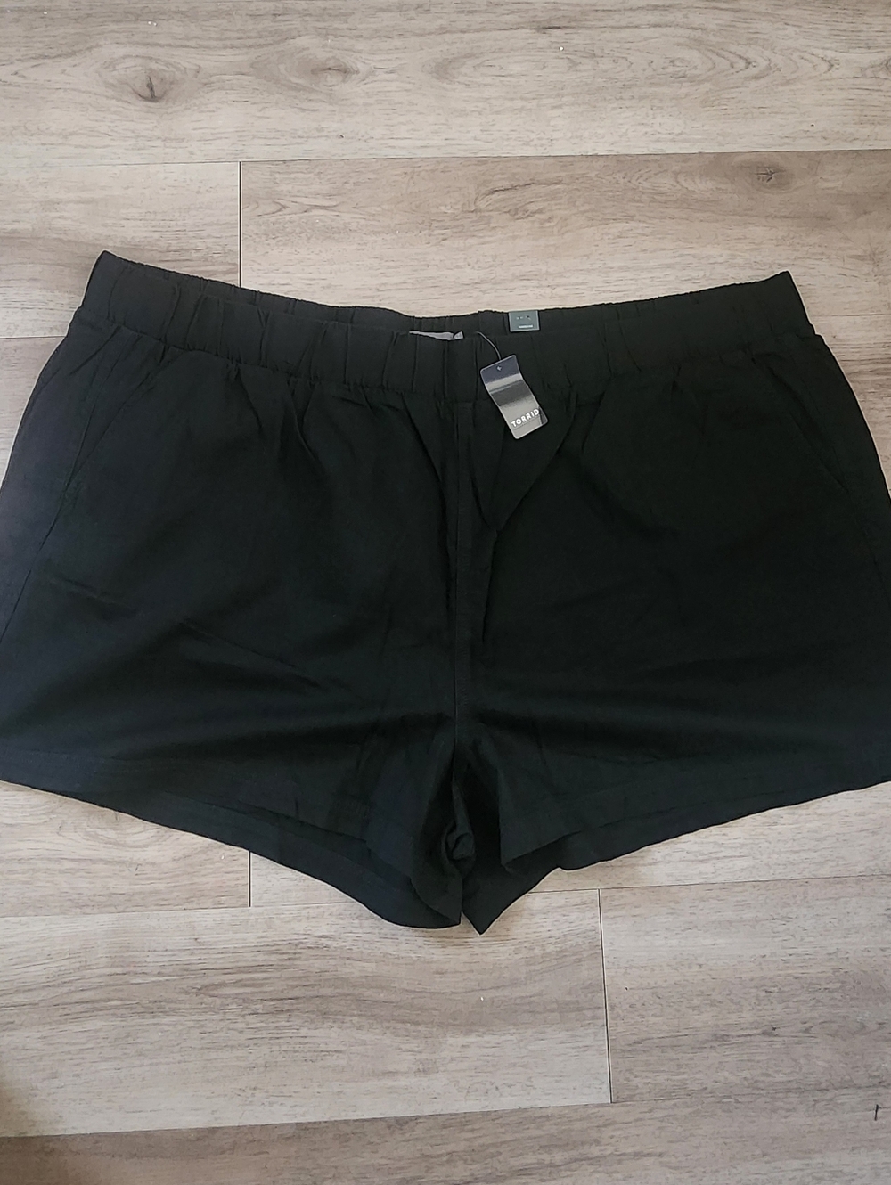 torrid Black High-Waist Pull-On Shorts